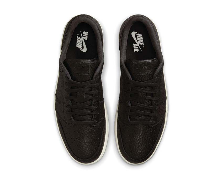  Air Jordan 1 Retro Low Black / Black - Sail 848775-005 