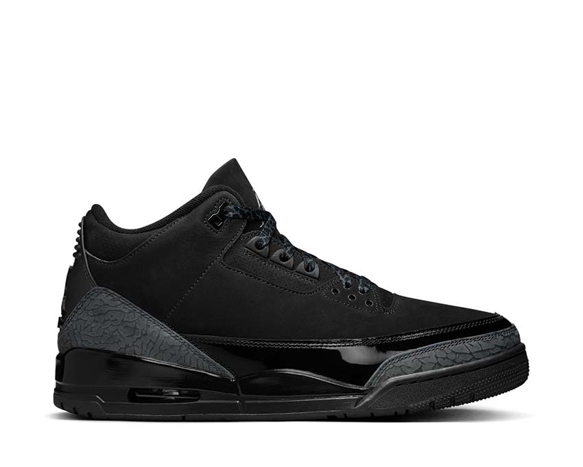 Air Jordan 3 Retro "Black Cat" Black / Dark Charcoal - White CT8532-001