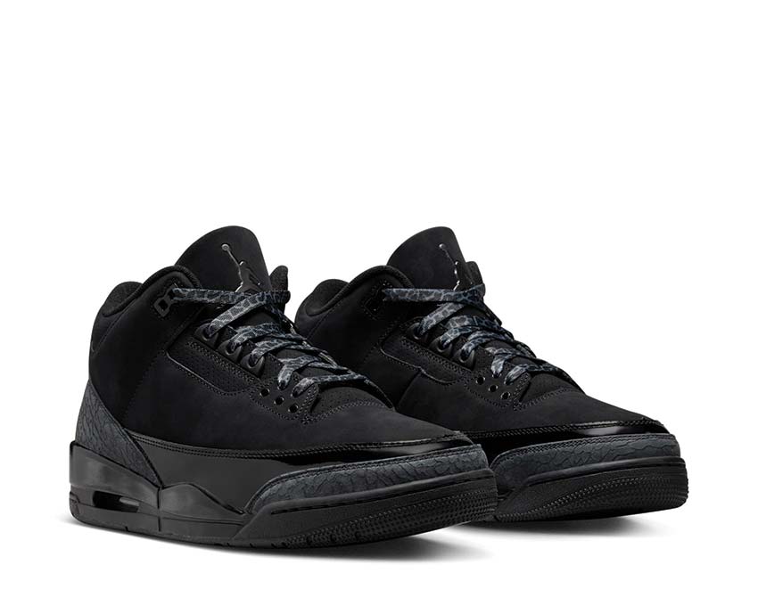 Air Jordan 3 Retro "Black Cat" Black / Dark Charcoal - White CT8532-001
