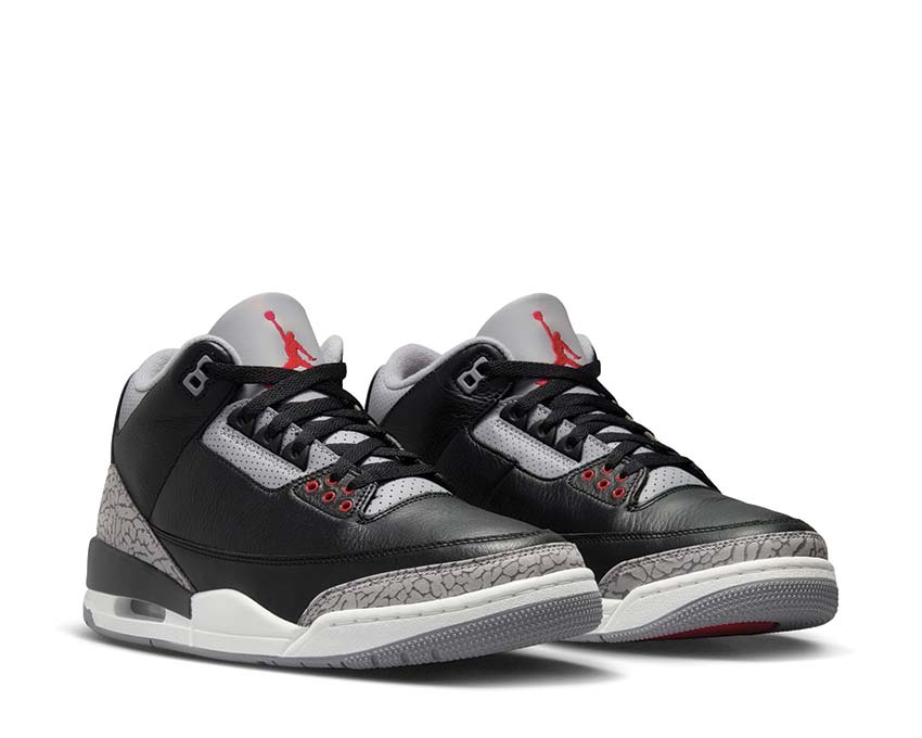 Air Jordan 3 Retro "Black Cement" Black / Fire Red - Cement Grey - Summit White DN3707-010