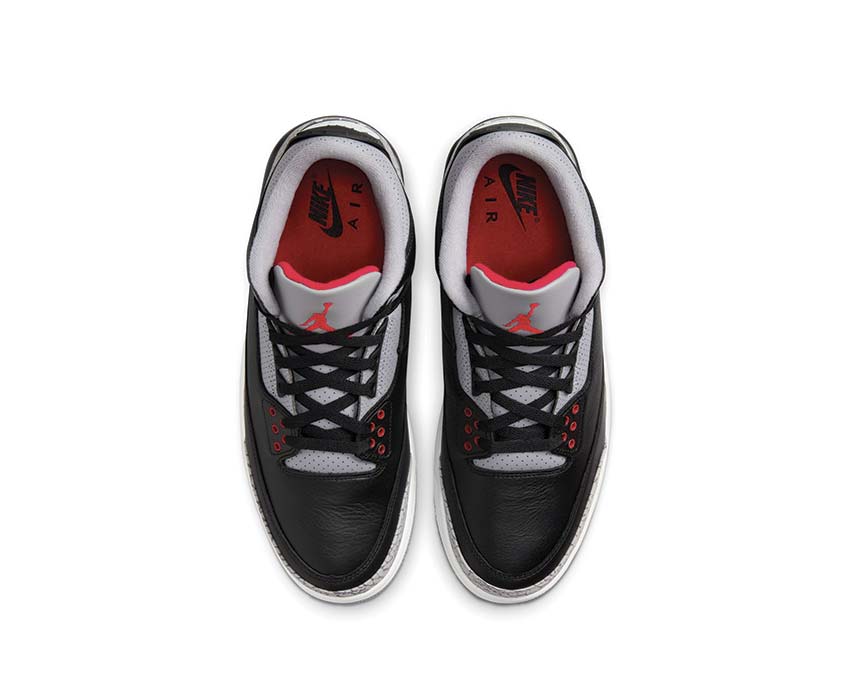 Air Jordan 3 Retro "Black Cement" Black / Fire Red - Cement Grey - Summit White DN3707-010