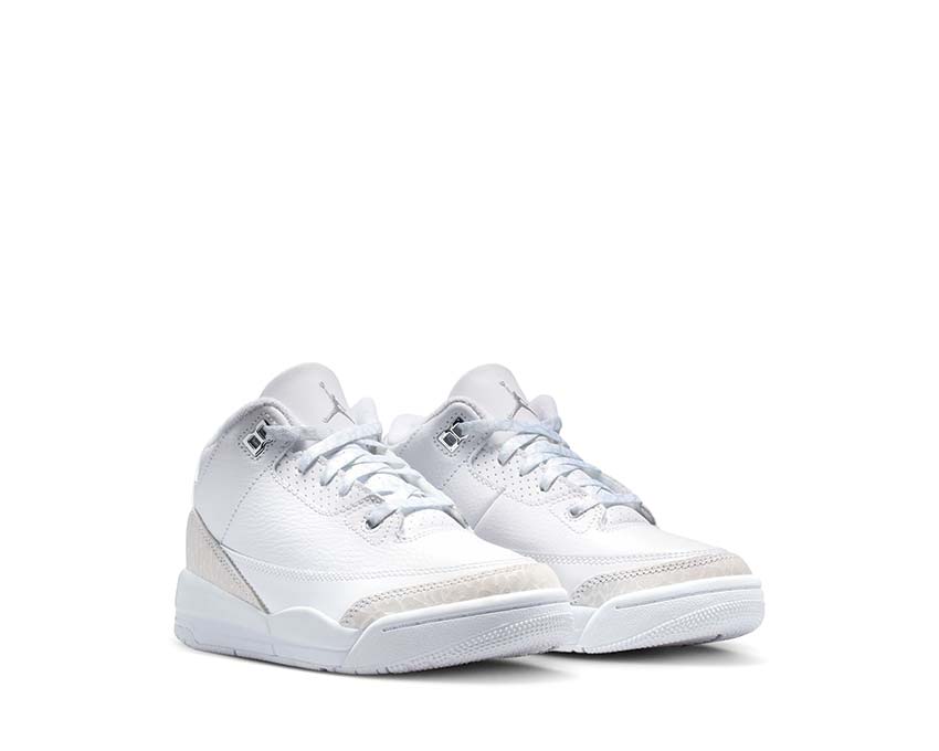 Air Jordan 3 Retro PS White / Metallic Silver - White DM0966-111