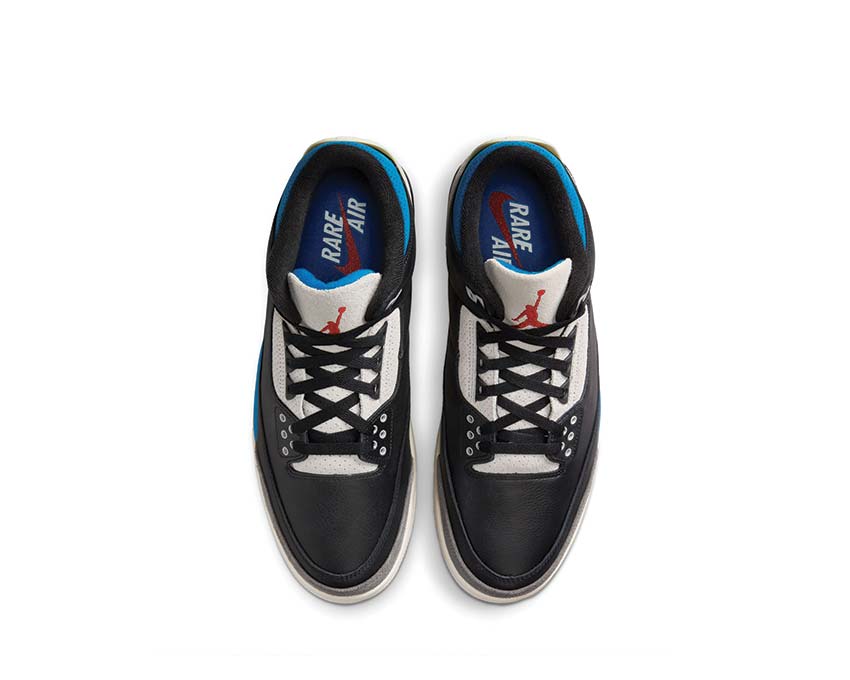 Air Jordan 3 Retro "Rare Air" Black / Chile Red - Neutral Grey IB8967-004