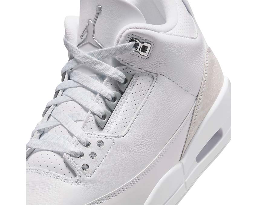 Air Jordan 3 Retro White / Metallic Silver - White CT8532-111 