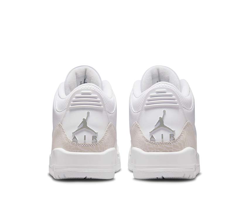 Air Jordan 3 Retro White / Metallic Silver - White CT8532-111 