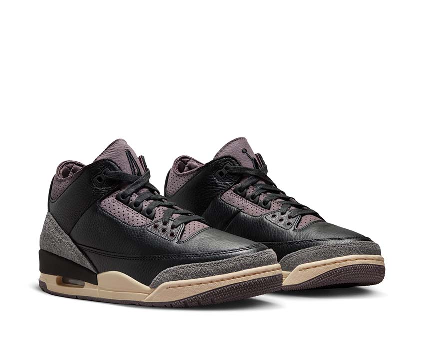 Air Jordan 3 Retro X A Ma Maniére Black / Black - Flat Pewter - Violet Ore FZ4811-001