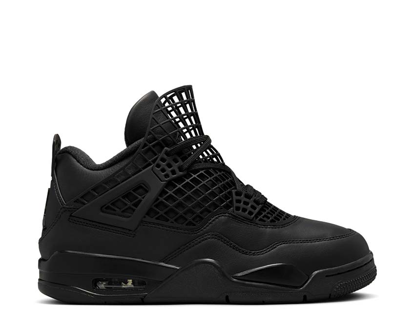 Air Jordan 4 Net W  Black / Black - Metallic Silver FN7251-001