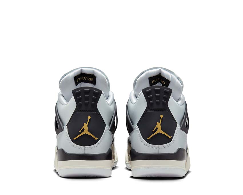 Air Jordan 4 Retro GS Pure Platinum / Metallic Gold - Black - Sail FZ8585-070