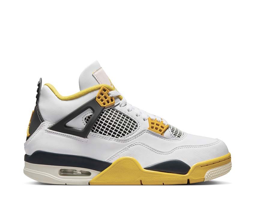 Air Jordan 4 Retro White / Coconut Milk - Vivid Sulfur AQ9129-101