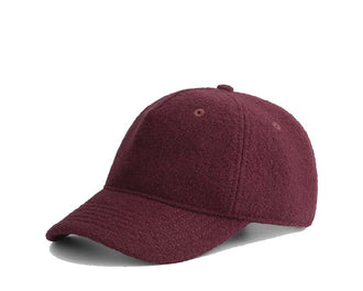 Arte Boiled Wool Cap — gorra unisex lana prensada estructurada