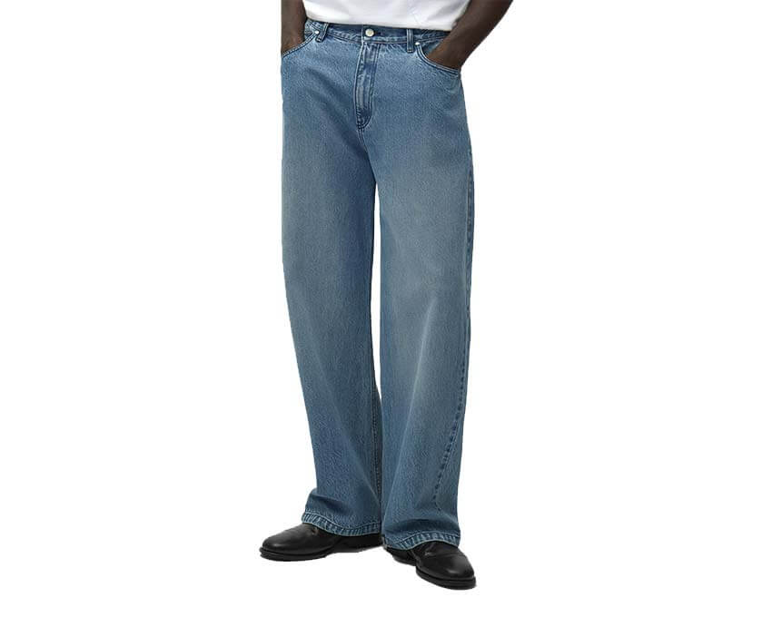 Arte Circle Logo Pocket Pants vista laterale — pantaloni uomo taglio dritto logo