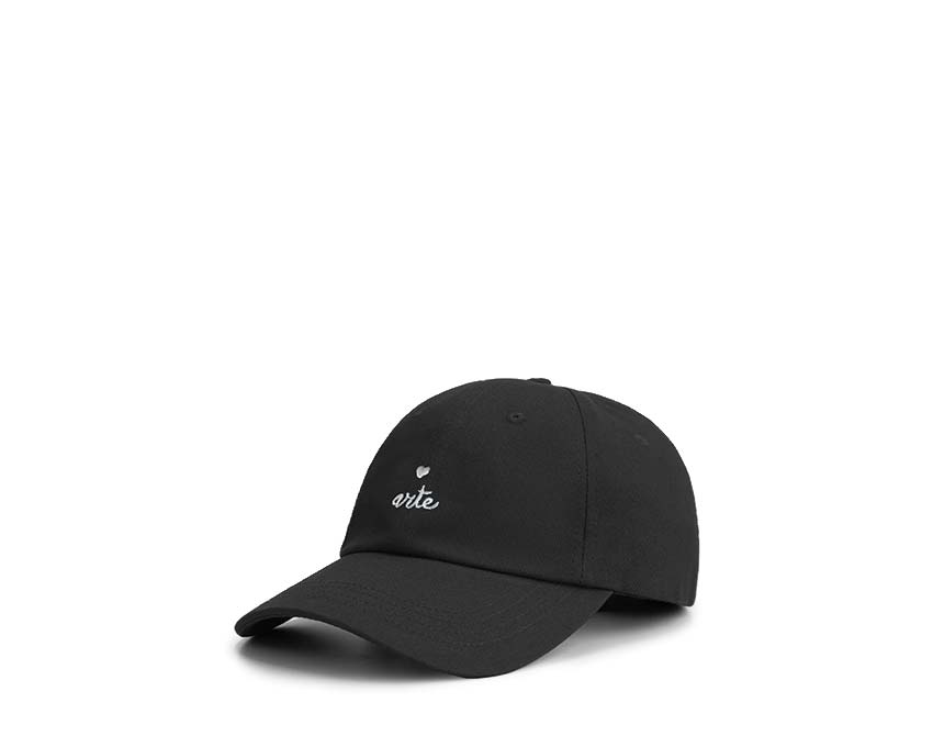 Arte Heart Logo Cap "Black" SS25-219AC-1