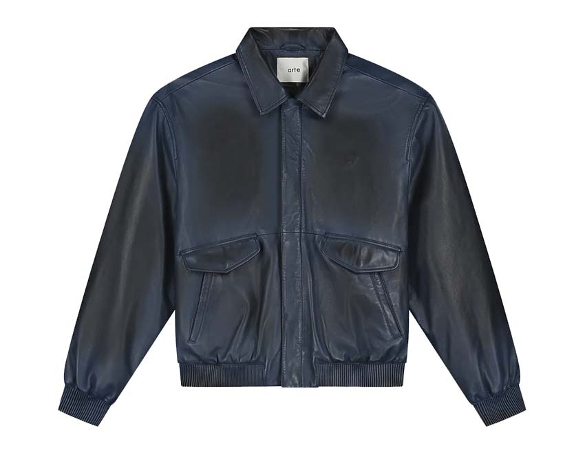  Arte Leather Fade Jacket AW25-143J-450