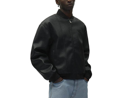 Arte Leather Varsity Jacket — giacca varsity uomo pelle stile universitario