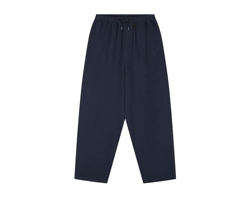 Arte Linen Pants Blu marino — pantaloni uomo lino vestibilità rilassata