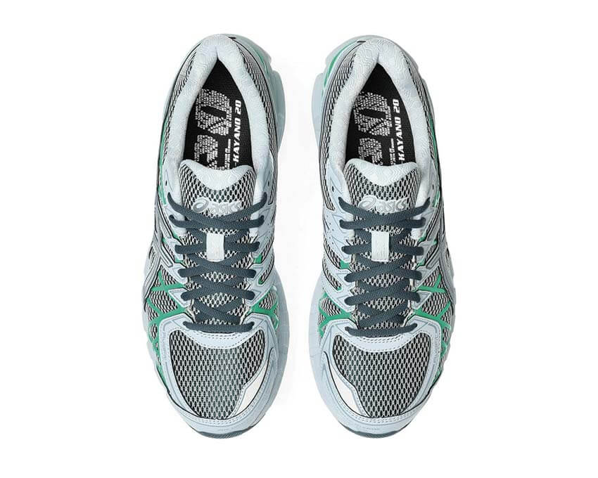 Asics Gel Kayano 20 Cilantro dettaglio — gabbia TPU stabilità Guidance Trusstic