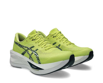 Asics Sonicblast Citron vue latérale — tige mesh légère coloris citron vif