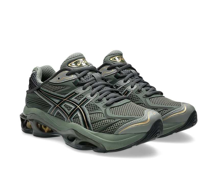 Asics Gel-Kinetic 2.0 "Obsidian Grey/Olive Canvas" - sneakers - vue latérale