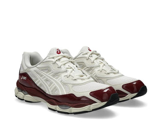 Asics Gel-NYC "Cream/Antique Red" - vue latérale