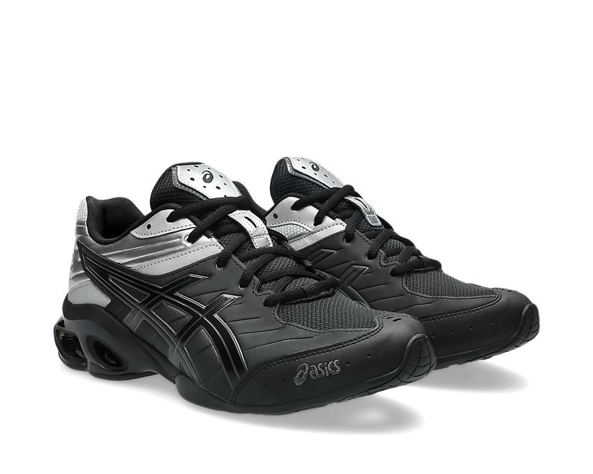 Asics Gel-Kinetic Fr "Black/Pure Silver" - vue latérale