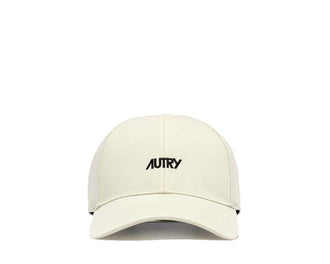 Autry Cappellino Main Ricamato Crema — cappellino uomo cotone premium ricamo logo Autry