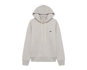 Autry Hoodie Jersey Melange — Kapuzenpullover meliertes Jersey gesticktes Logo Premium Streetwear