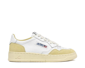 Autry Medalist Low Straw Paglia — sneakers donna pelle beige paglia lifestyle premium