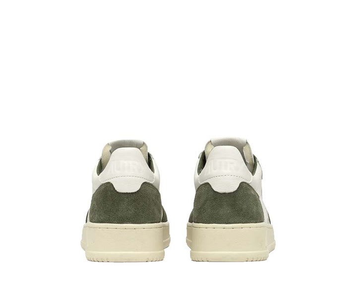 Autry Medalist Low  Goat  Suede - Wht Milit AULMGS40