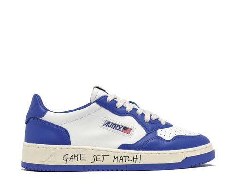 Autry Medalist Low Match / Bic White - Palblue AULMBH06