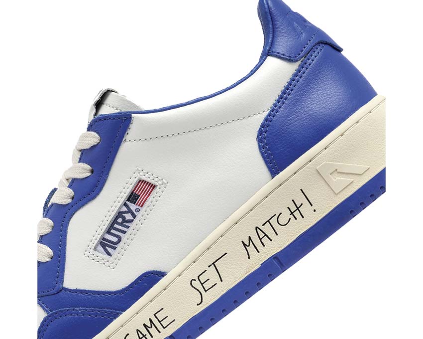 Autry Medalist Low Match / Bic White - Palblue AULMBH06