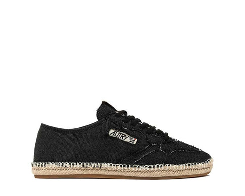 Autry Sandy Espadrilles Black Canvas ESLW - CV02