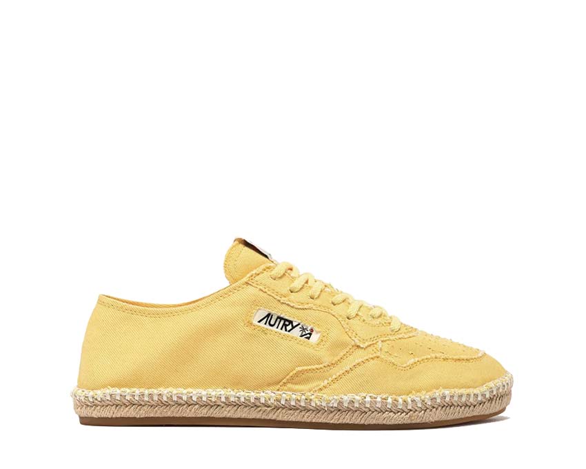 Autry Sandy Espadrilles Pastel Yellow Canvas ESLW - CV03