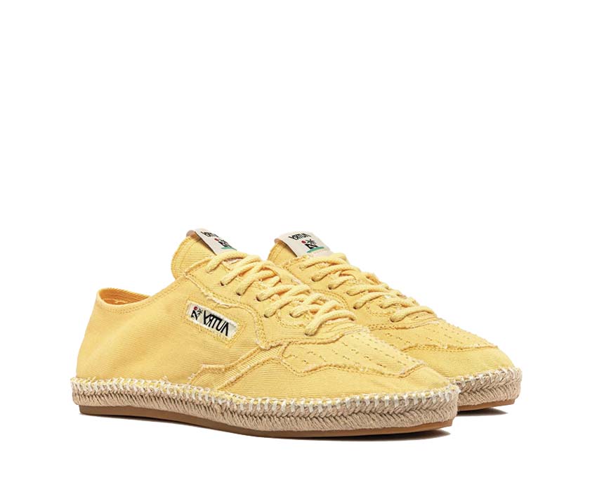 Autry Sandy Espadrilles Pastel Yellow Canvas ESLW - CV03
