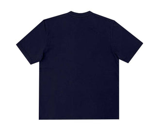 Autry Camiseta Cotton Blue espalda — vista trasera camiseta azul logo Autry