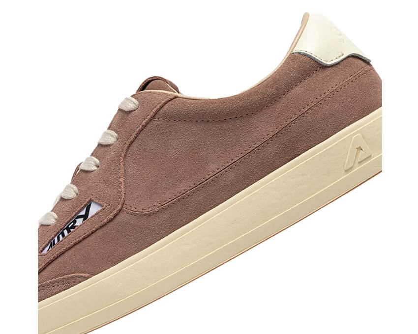 Autry Windscape Low Pigeon vista laterale — pelle grigio colomba Windscape Low donna