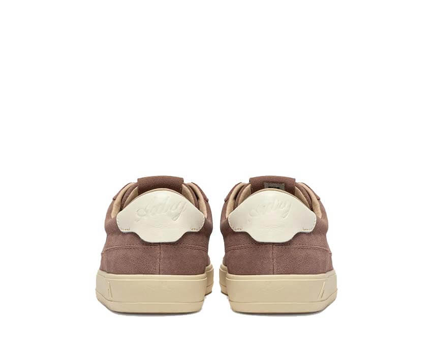 Autry Windscape Low Pigeon dettaglio — logo Autry pelle grigio colomba donna