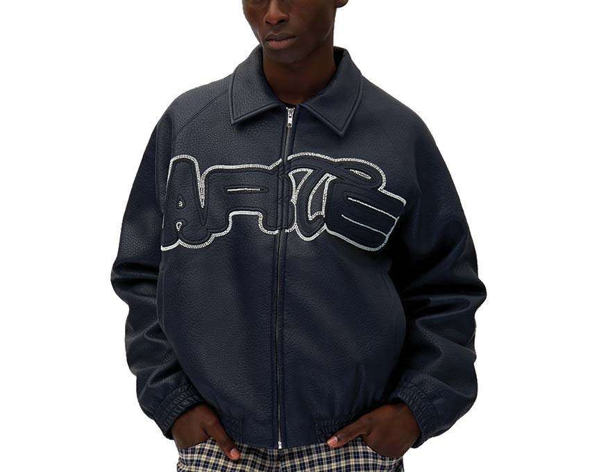 Big logo Leather Jacket SS25-130J-450