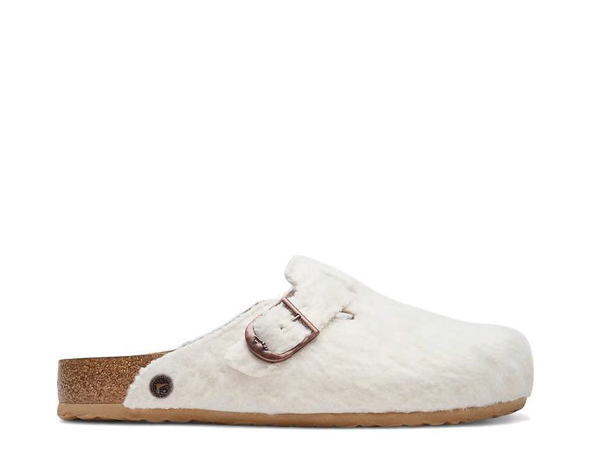 Birkenstock 1774 x Cole Bennett Boston Wool Moon Buckle Tex "Off White"