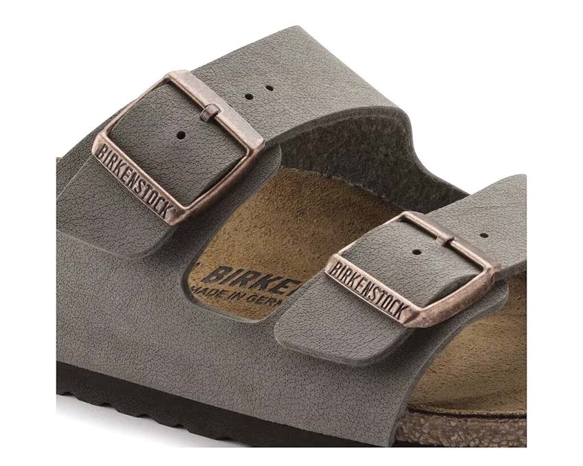 Birkenstock Arizona BS Birko / Flor Birkibuc - Stone 0151213