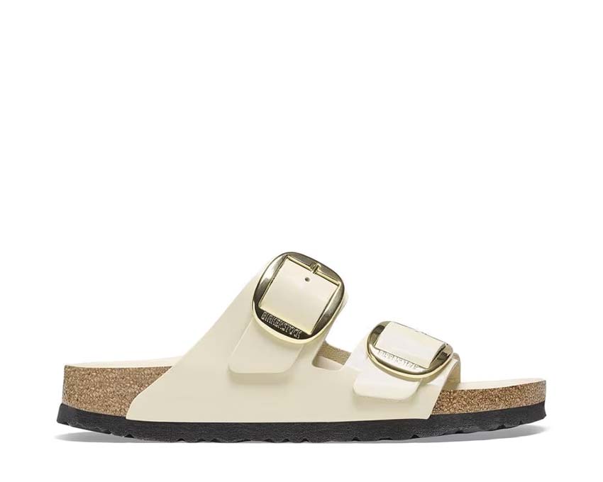 Birkenstock Arizona Big Buckle Natural Leather Patent 1026128