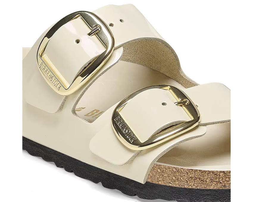 Birkenstock Arizona Big Buckle Natural Leather Patent 1026128