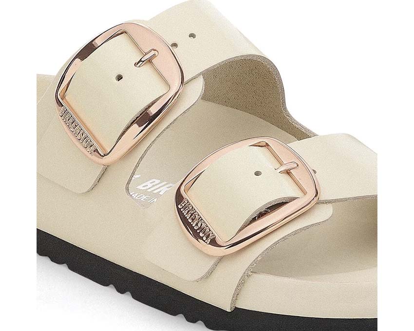 Birkenstock Arizona Big Buckle Natural Leather Patent 1027850