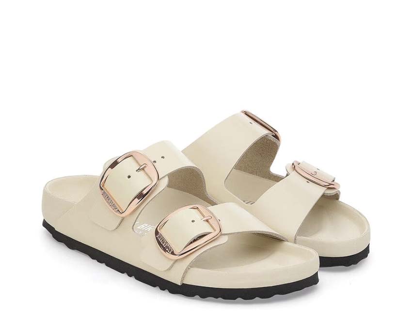 Birkenstock Arizona Big Buckle Natural Leather Patent 1027850