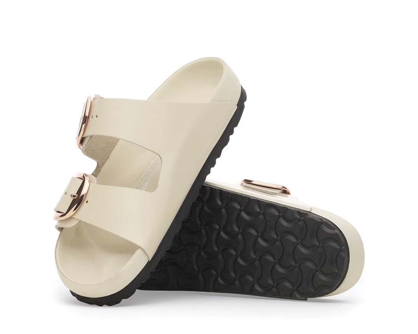 Birkenstock Arizona Big Buckle Natural Leather Patent 1027850