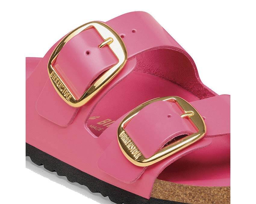 Birkenstock Arizona Big Buckle Natural Leather Patent 1031856
