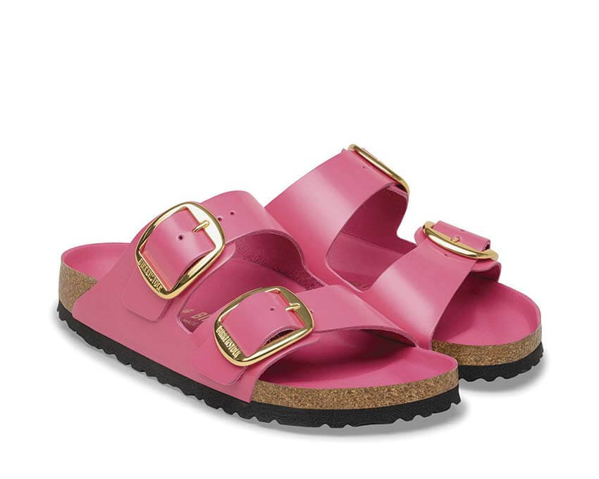 Birkenstock Arizona Big Buckle Natural Leather Patent 1031856
