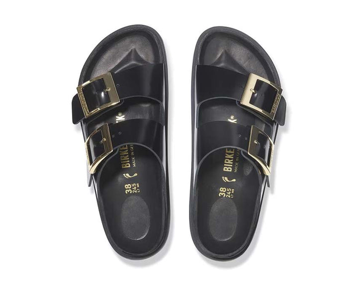  Birkenstock Arizona Droplet Buckle High-Shine Black 1029353 