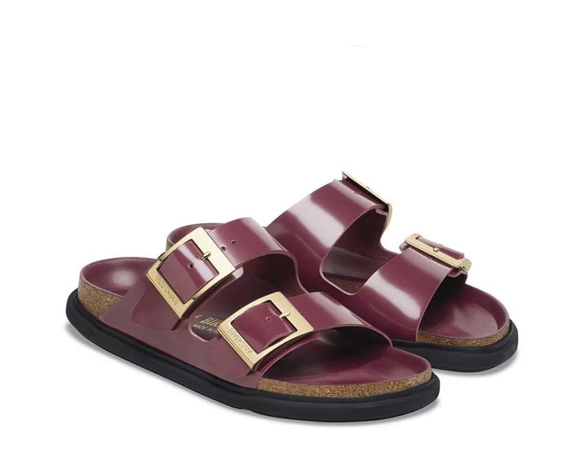 Birkenstock Arizona Droplet Buckle  Zinfandel High Shine 1030367