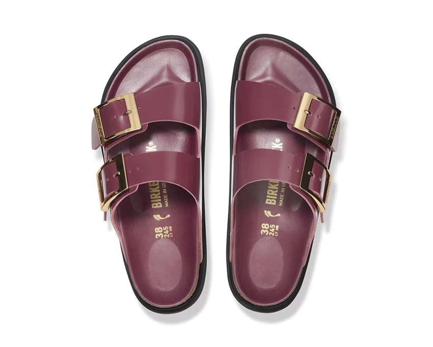 Birkenstock Arizona Droplet Buckle  Zinfandel High Shine 1030367