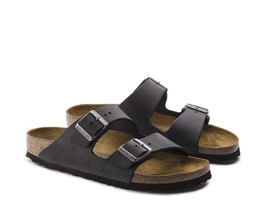 Birkenstock Arizona Natural Leather Oiled Black 0552113 